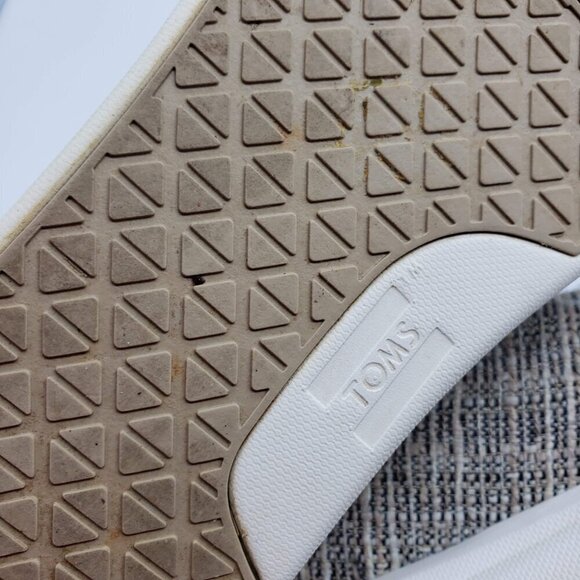 TOMS Del Rey Shoe Womens US 12 Oxford lace up tan multicolor canvas rubber - Picture 9 of 12